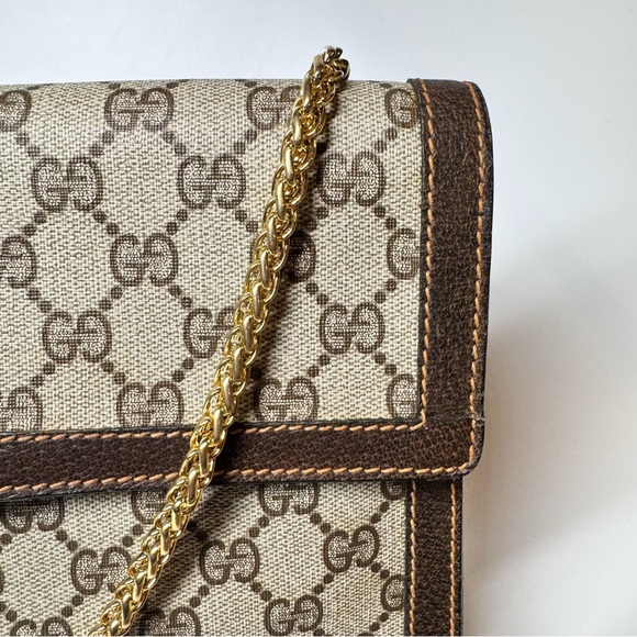 ♦️SOLD♦️Gucci Ophidia Sherry Line Supreme GG Monogram Clutch Crossbody Bag - Picture 11 of 16